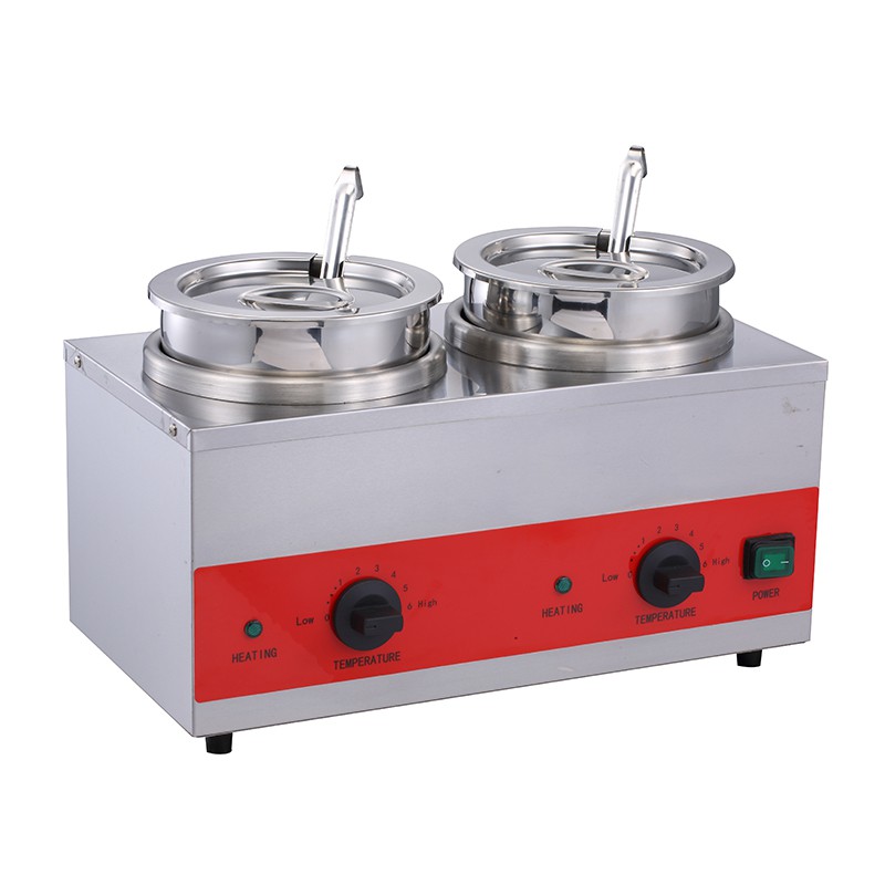 Double Pot Electric Soup Warmer