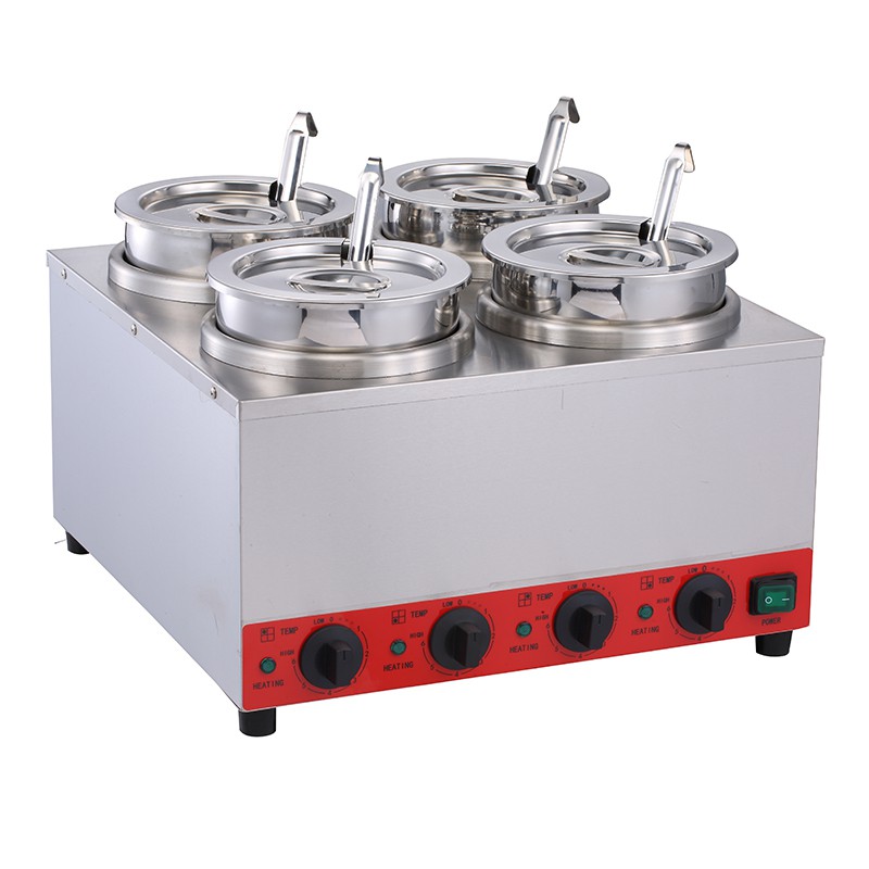 Four Pot Electric Soup Warmer