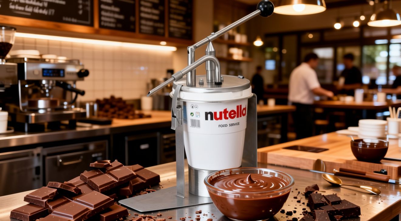 commercial nutella dispenser