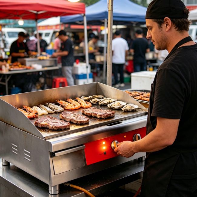 Stainless Steel Commercial Panini Press