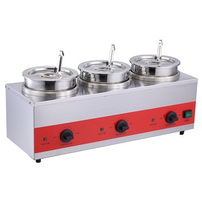 Triple Pot Electric Soup Warmer